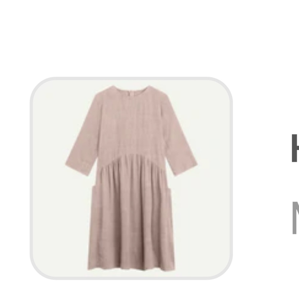 Solika Linen Heidi Dress in Dusty Rose